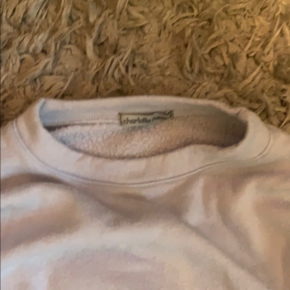 cropped light blue sweater - Picture 3 of 5